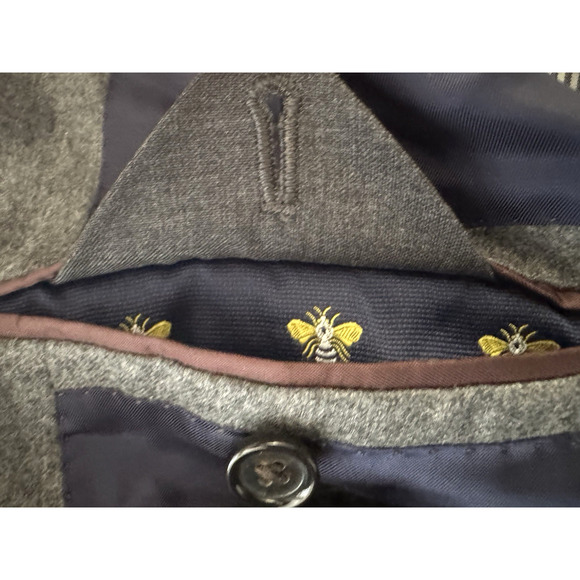J. Crew Ludlow Blazer 38R Slim Fit Gray Wool 2-Button Vitale Barberis Canonico - Picture 7 of 14